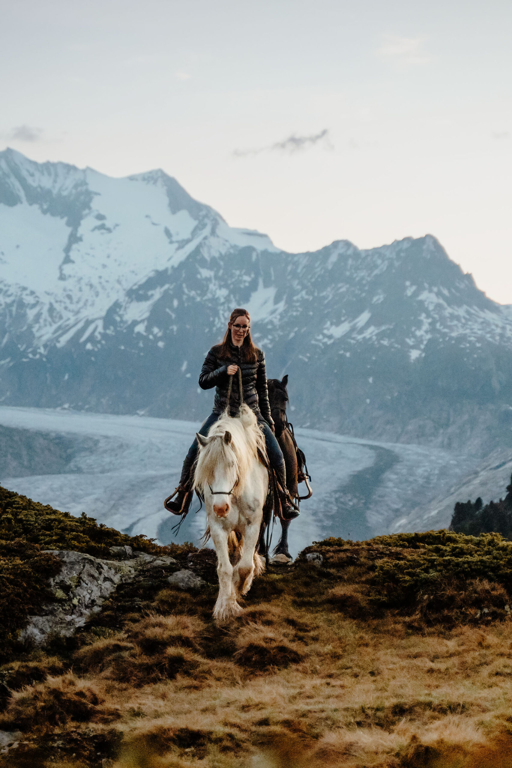 Outdoorerlebnis beim Wanderreiten - Wallis